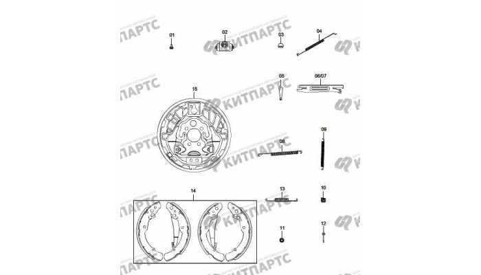 Тормоз задний FAW Oley