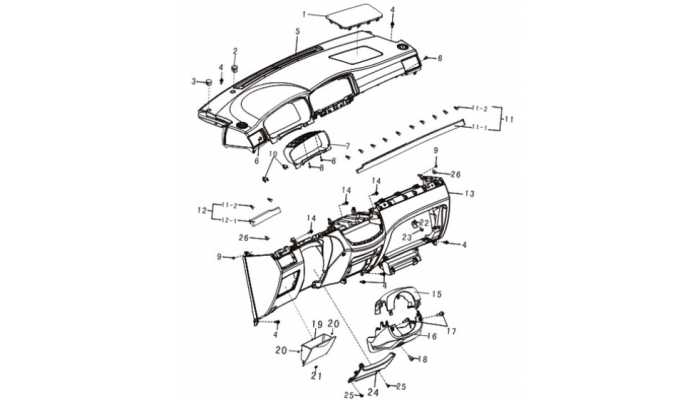 Приборная панель Lifan Solano